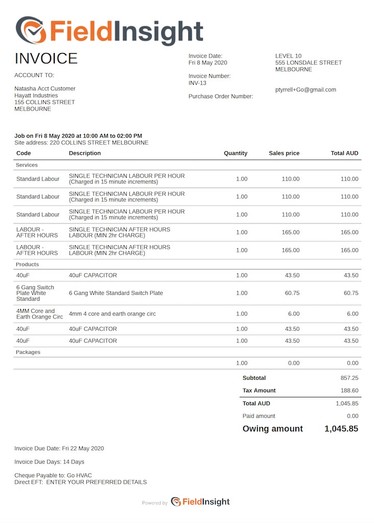 #1 HVAC Mechanical Contractor Software | FieldInsight